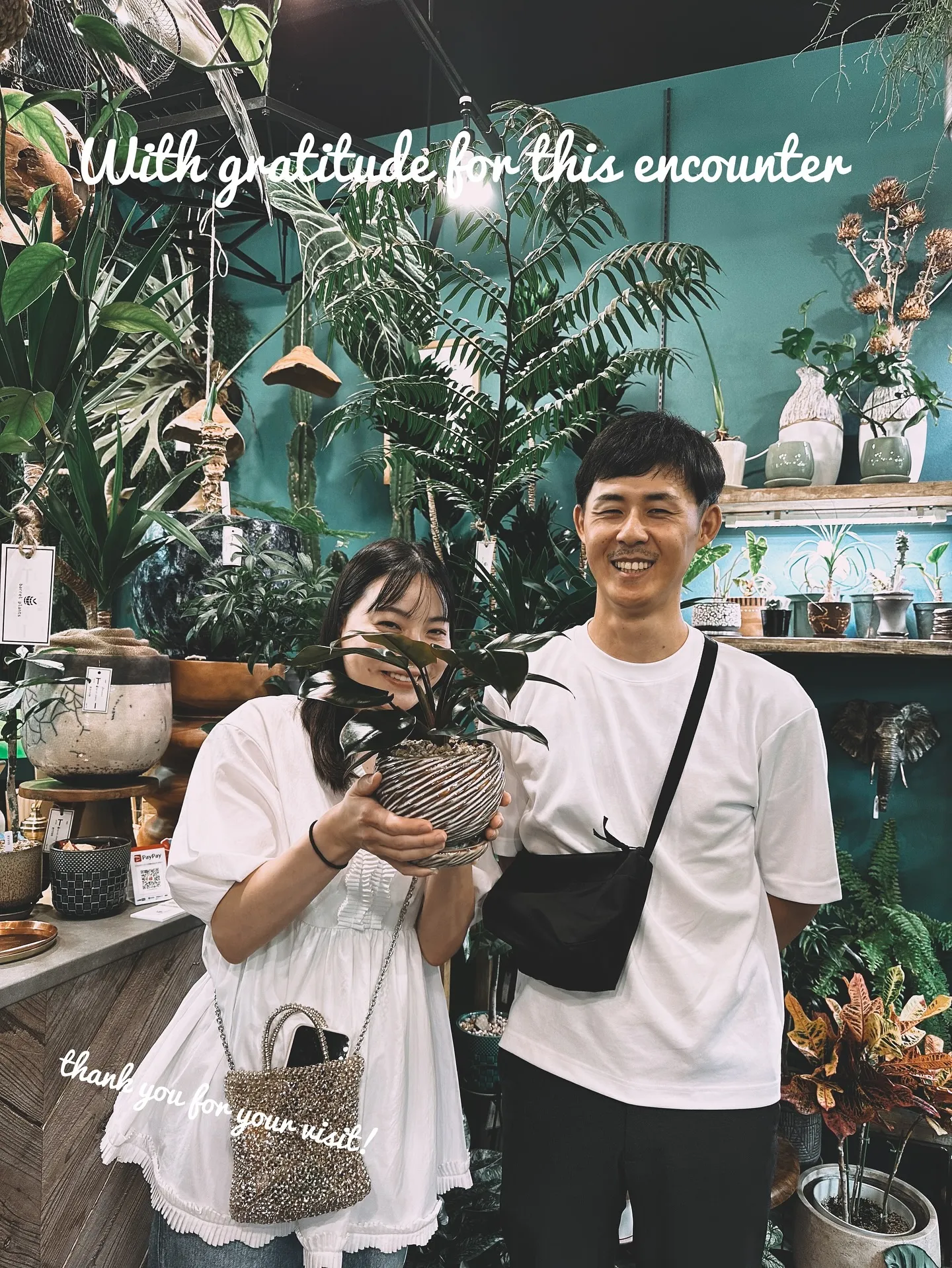 【皆様の最高の笑顔をカシャリ📷✨植物専門店のバーレルプランツ...