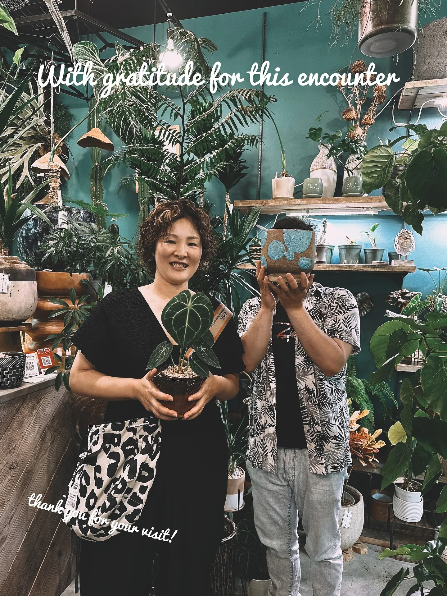 【皆様の最高の笑顔をカシャリ📷✨植物専門店のバーレルプランツ...
