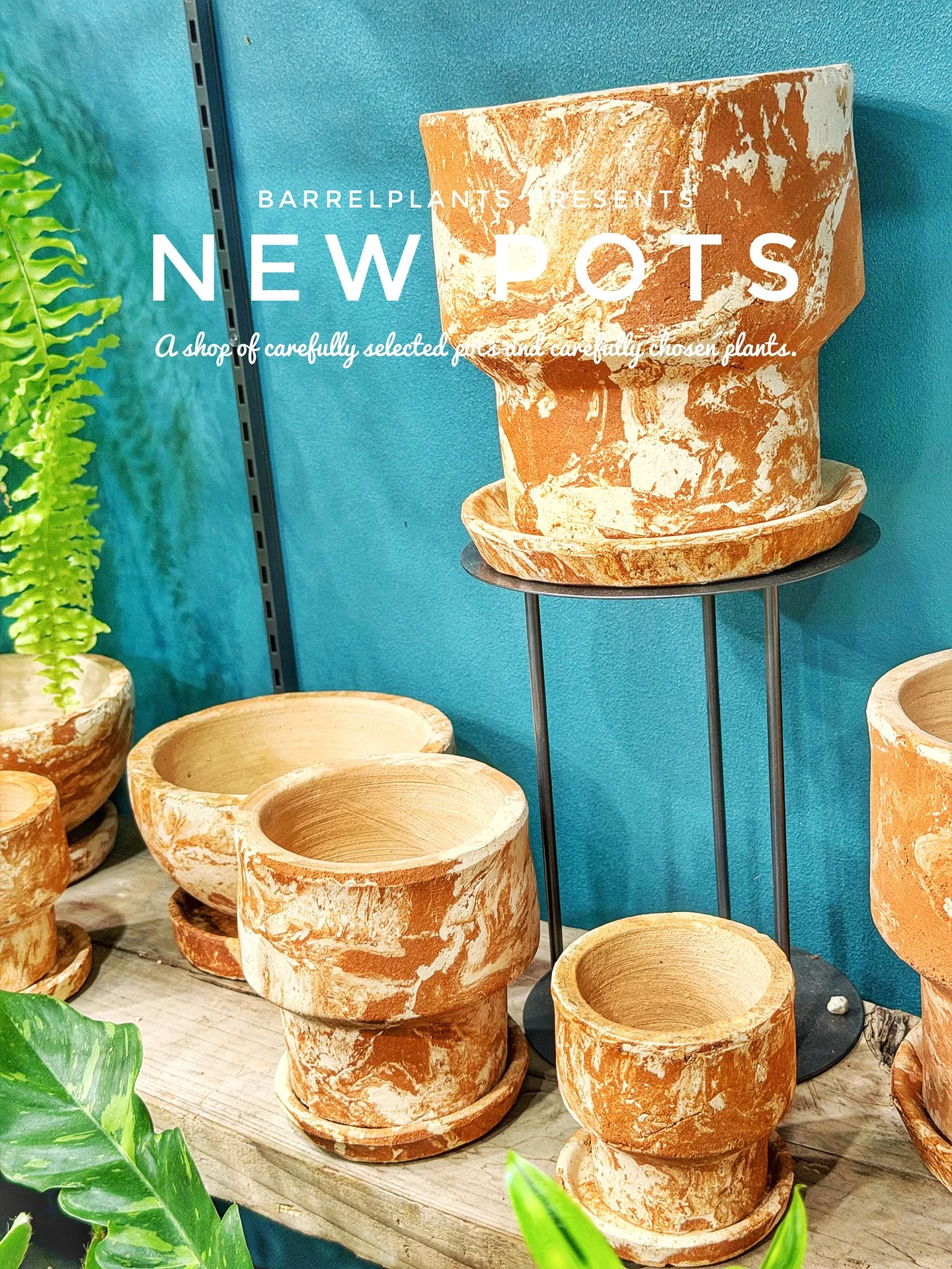 【先日のギフトショー注文分入荷！こだわりの鉢たちbarrel...