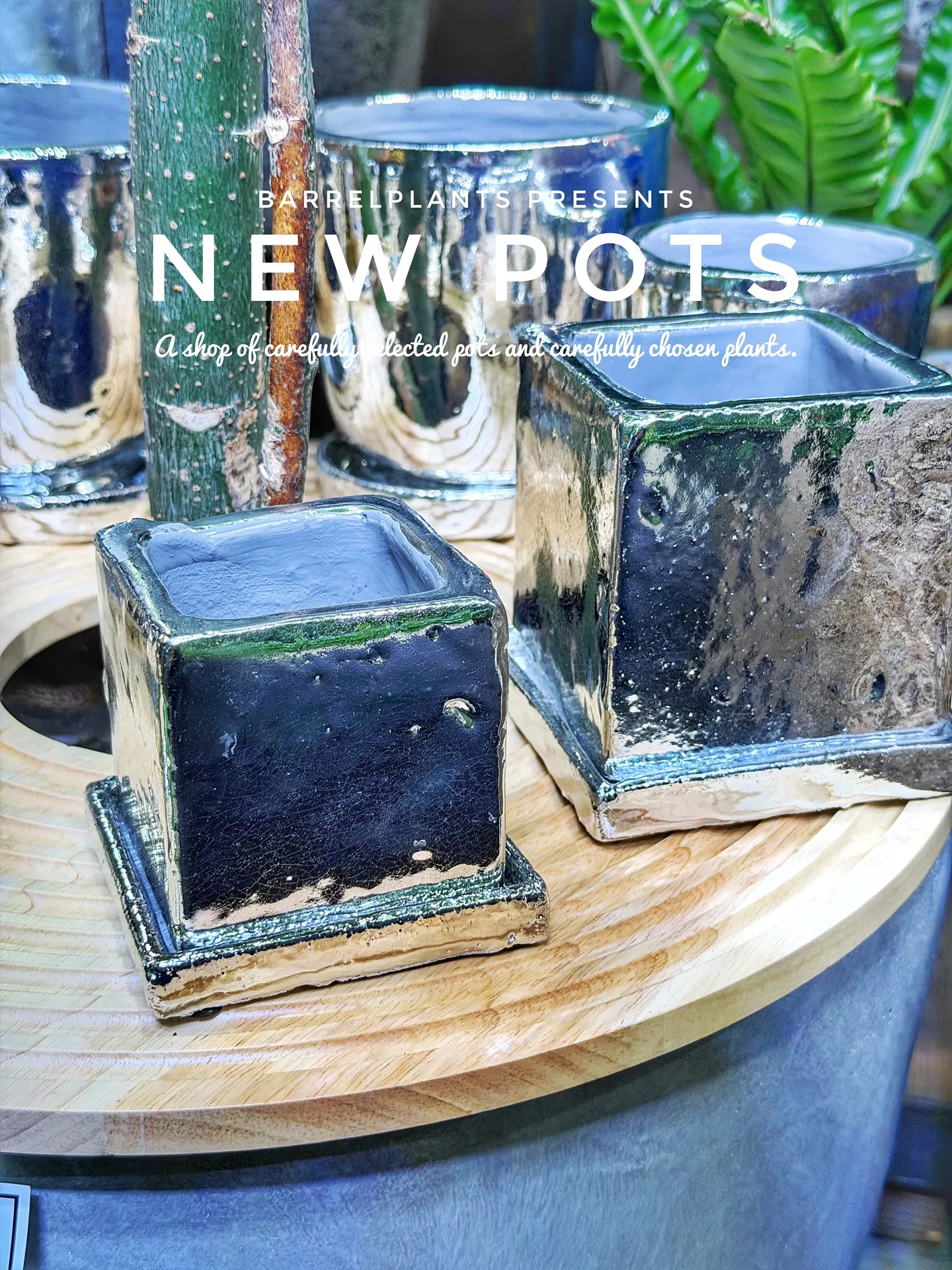 【先日のギフトショー注文分入荷！こだわりの鉢たちbarrel...
