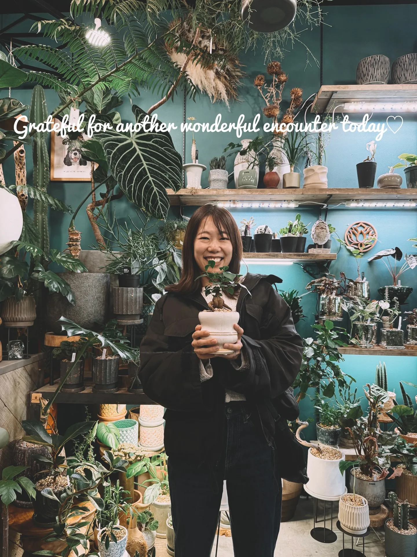 「お客様を迎える空間にグリーンの癒しを」