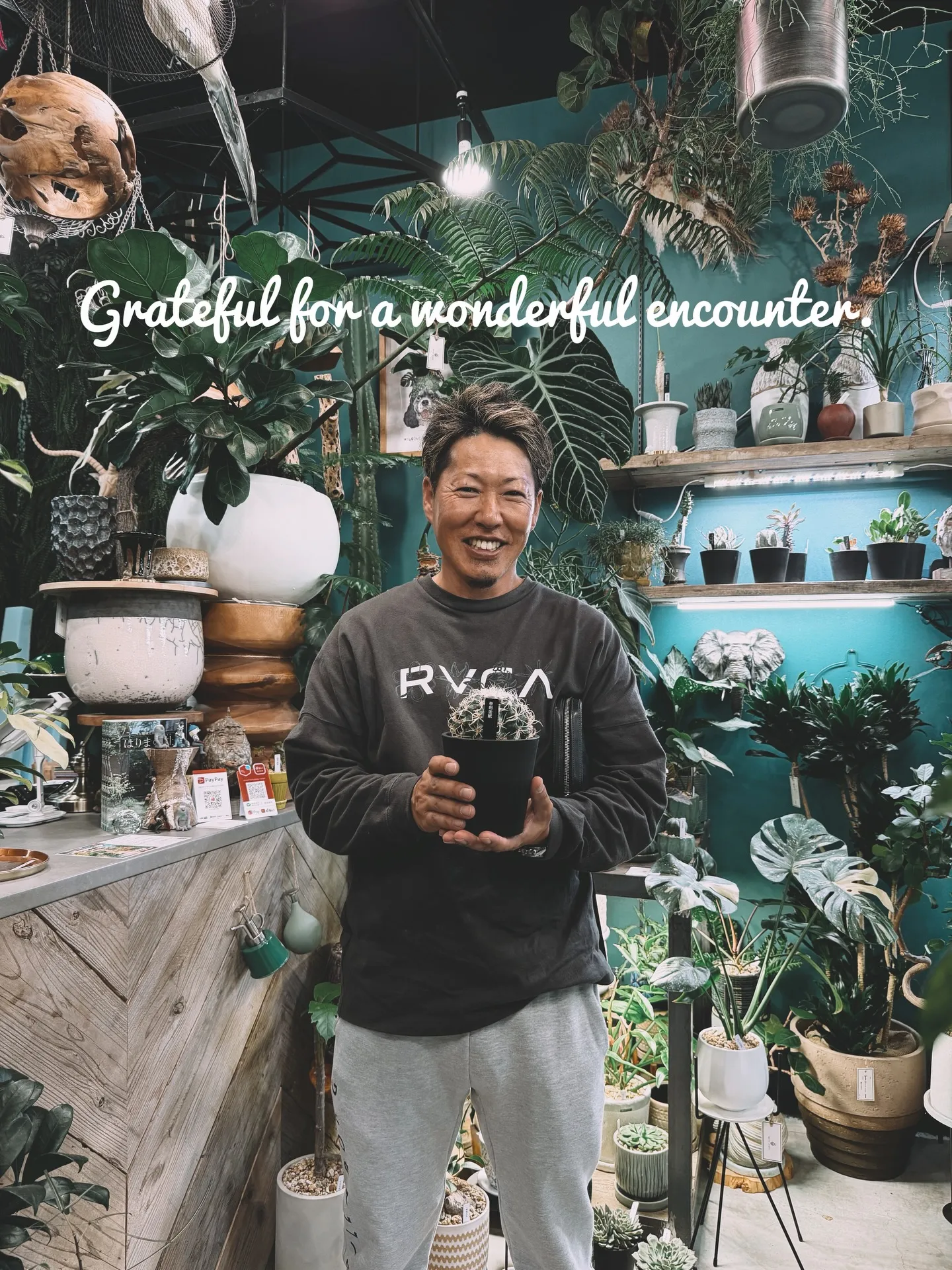 「こだわりの植物に出会える場所。