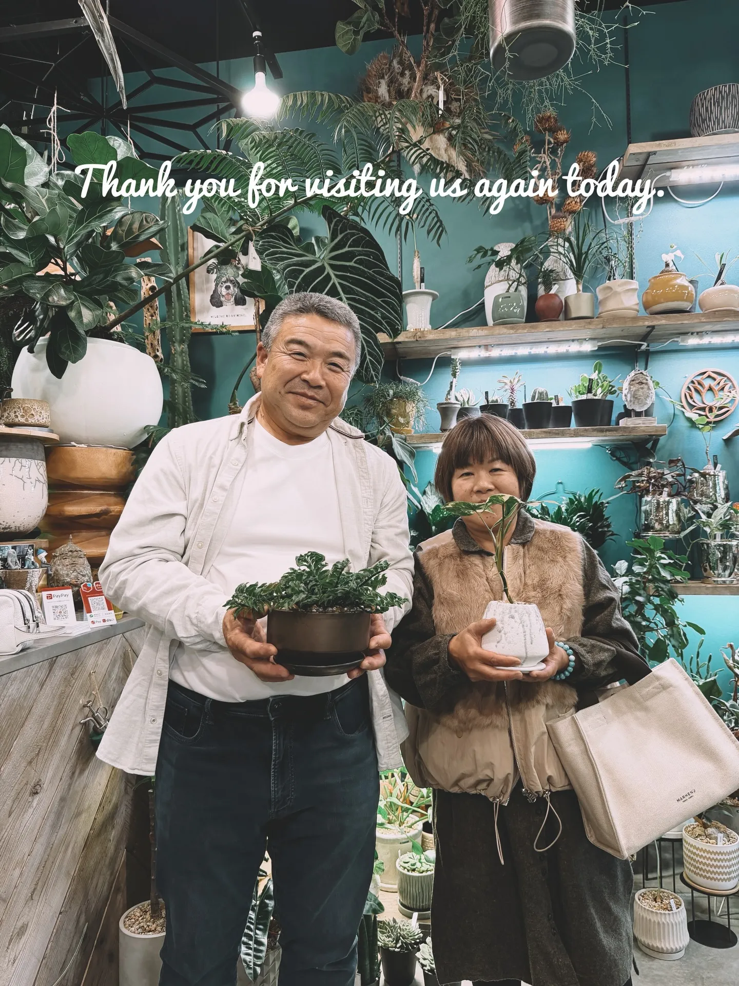 「こだわりの植物と、こだわりの鉢を。