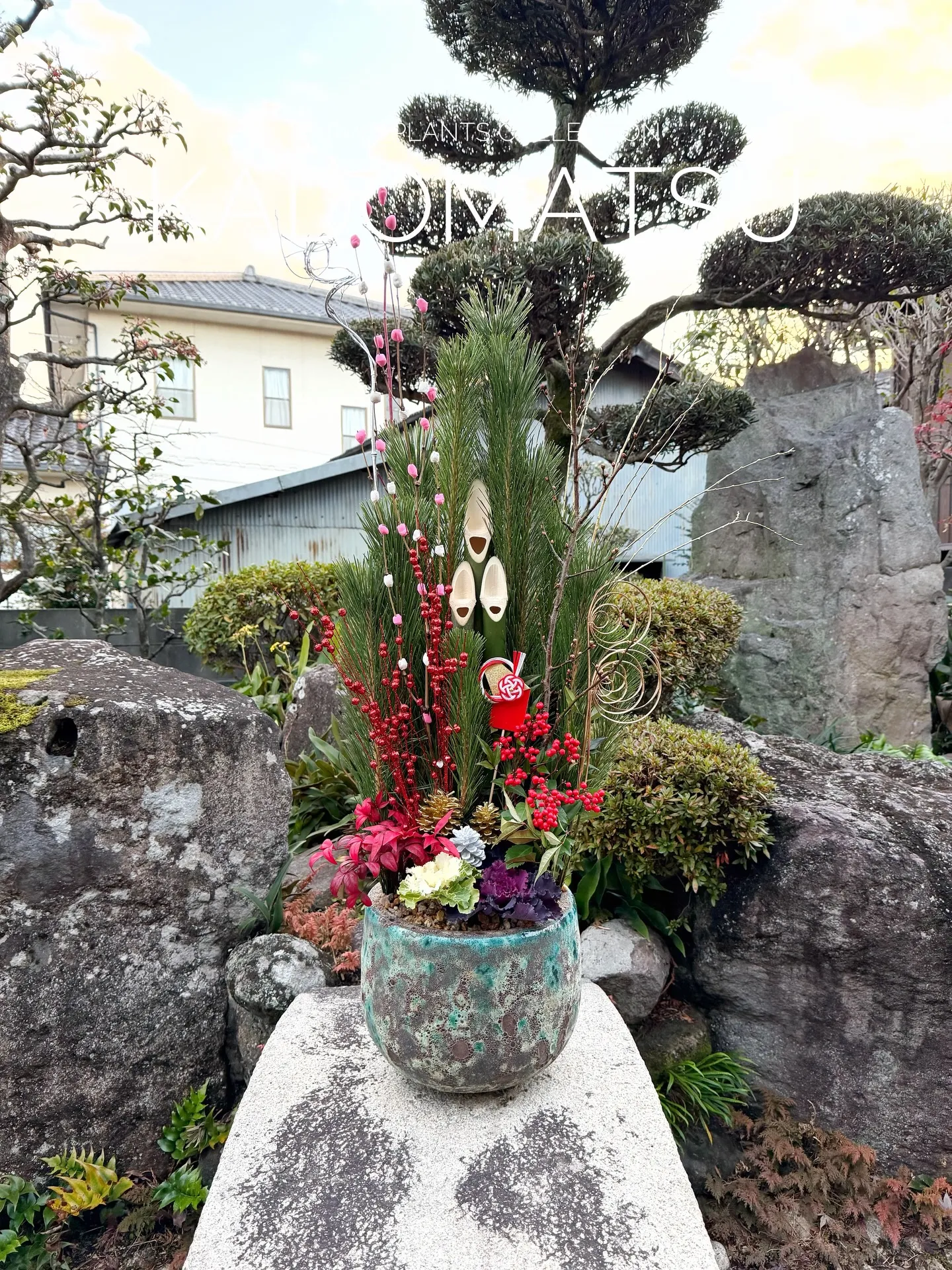 BARRELPLANTS オリジナル門松完成🎍