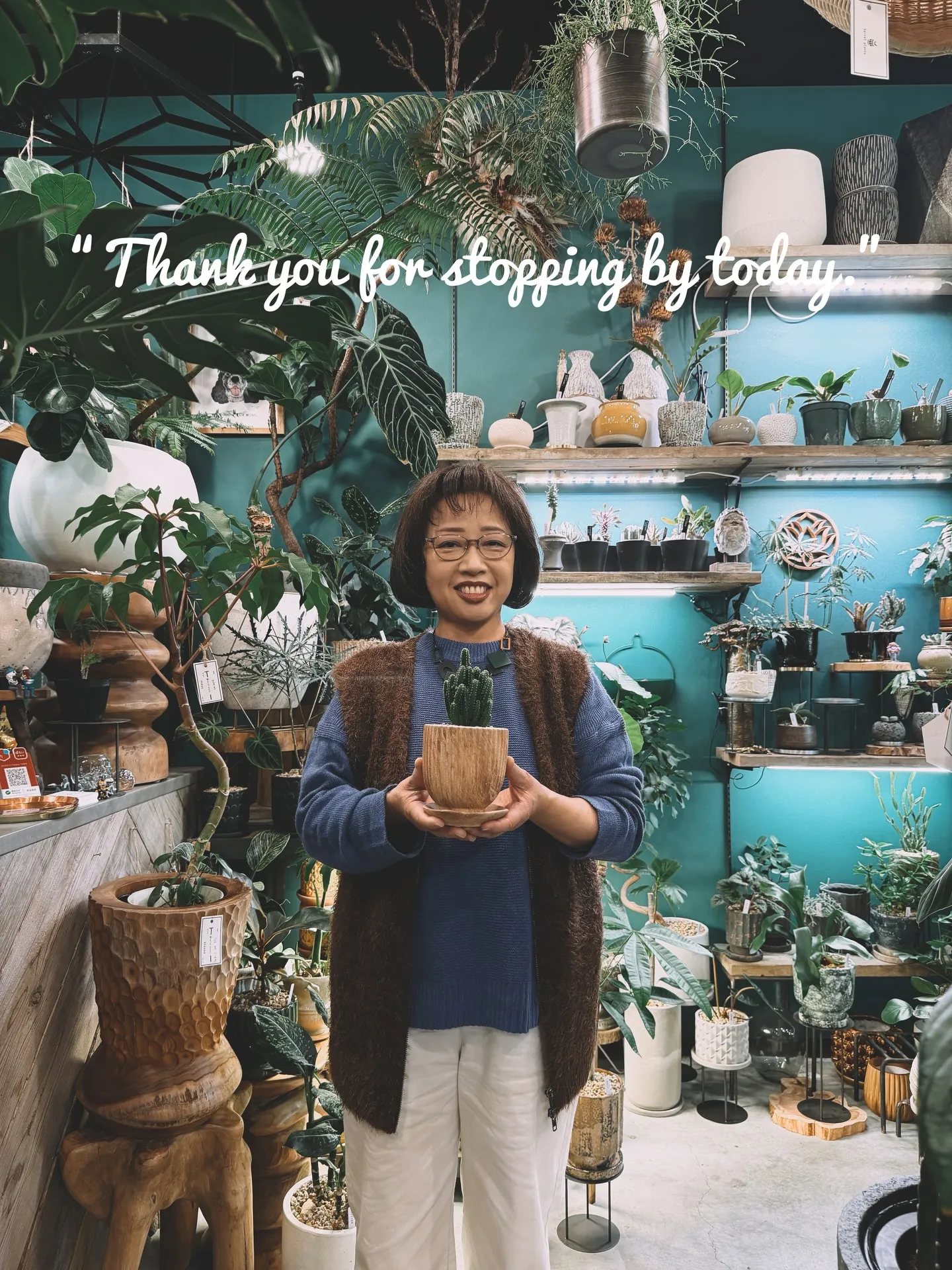 「こだわりの鉢と植物でつくる、今日の植え込みラインナップ。