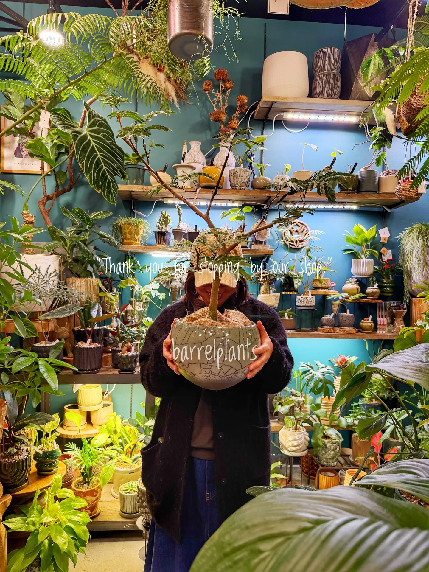 「こだわりの植物に惹かれて、今日もお客様との嬉しい出会いが続...