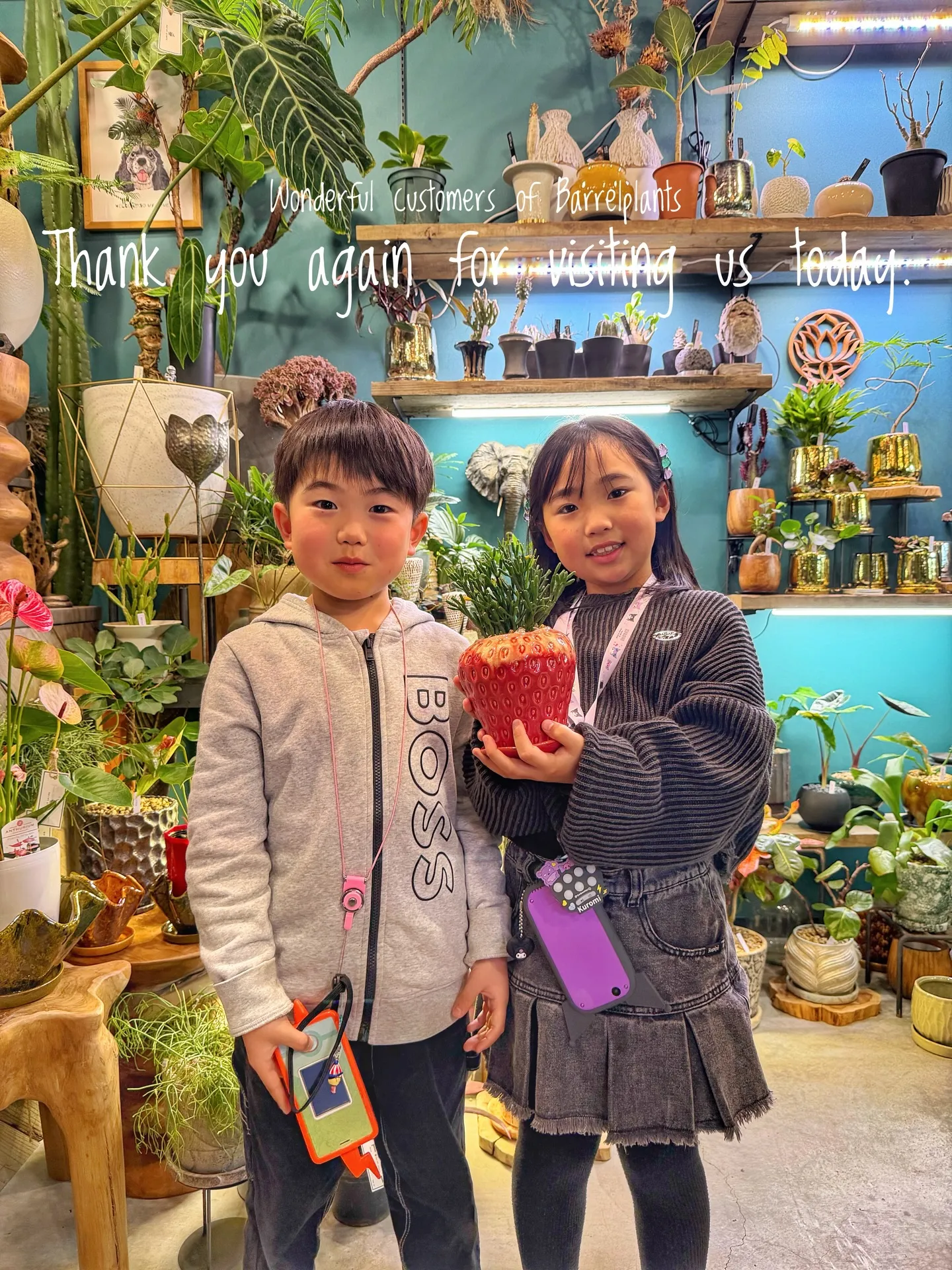 Lovely customers over the long...