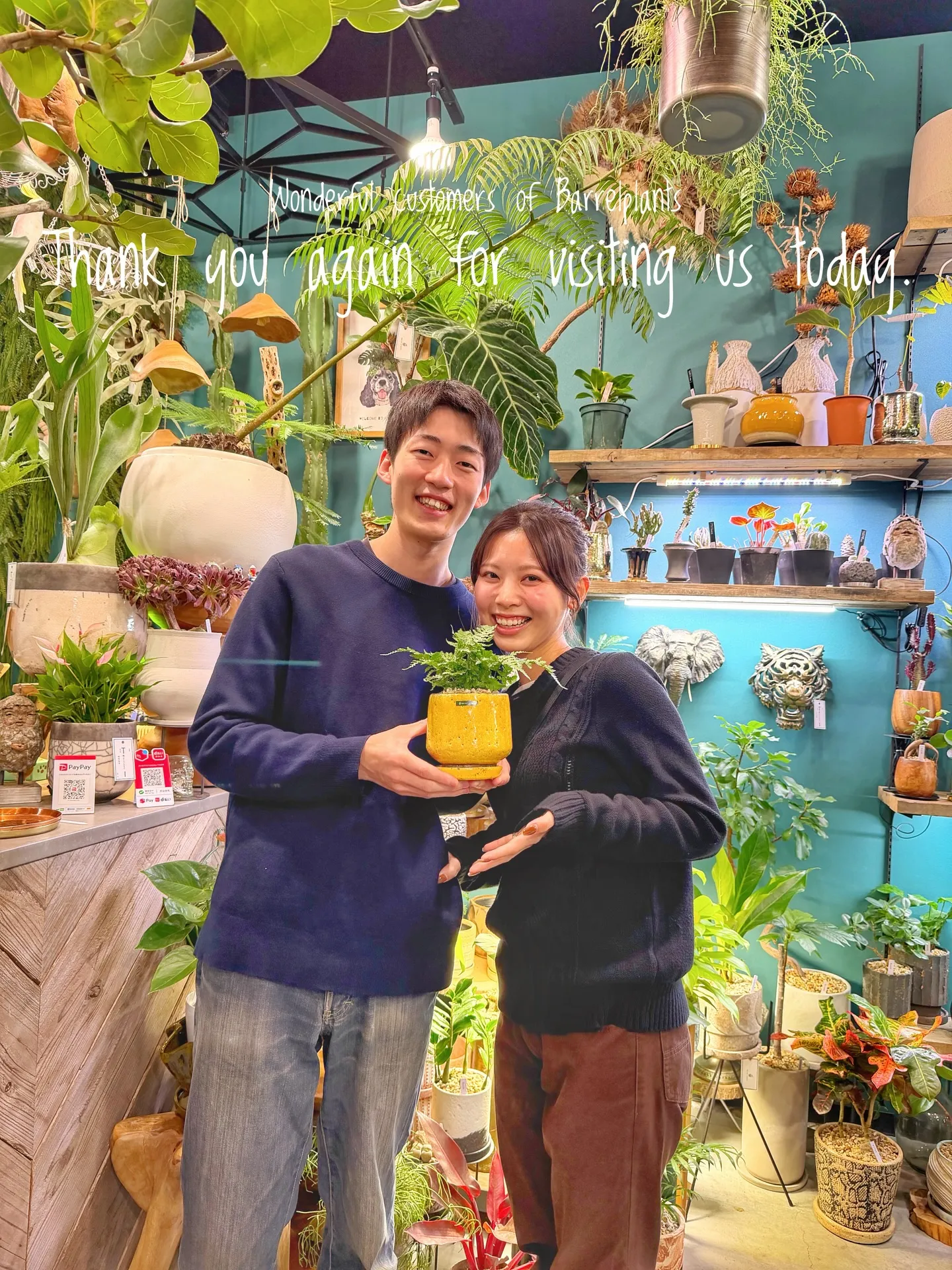 Lovely customers over the long...