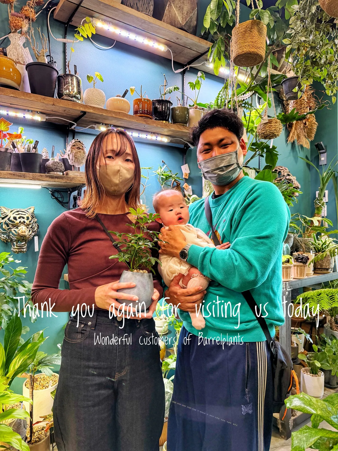 Lovely customers over the long...