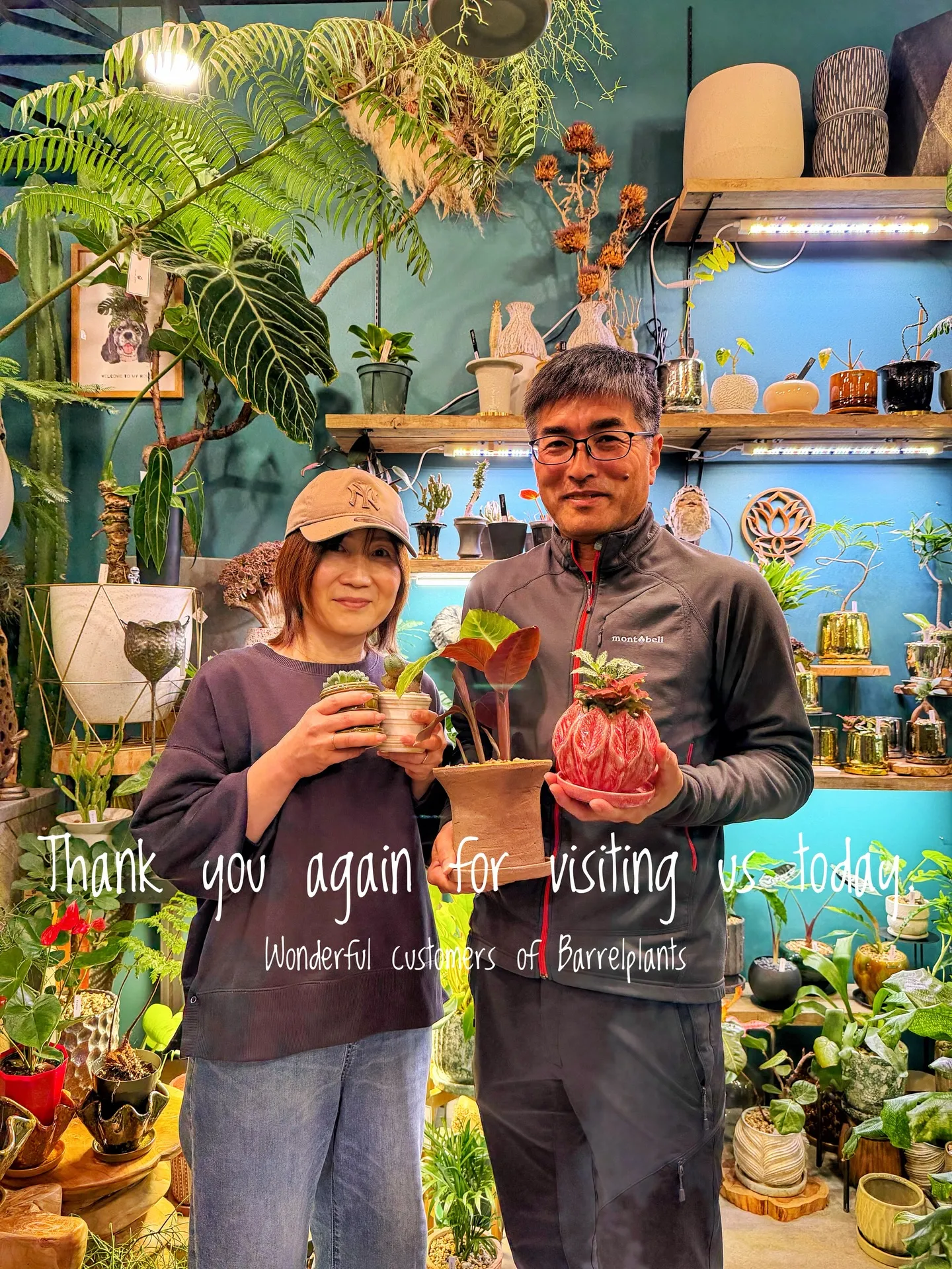 Lovely customers over the long...