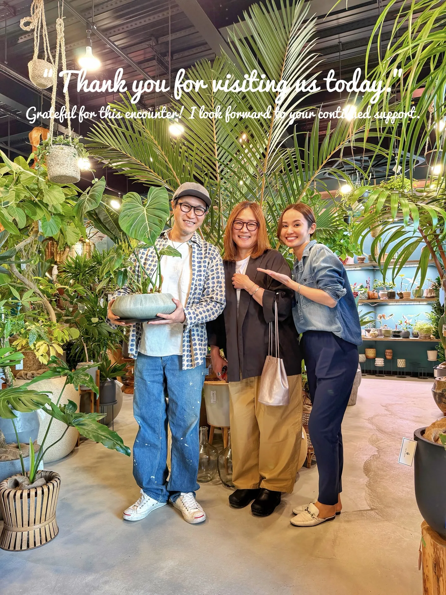 たくさんのご来店に心から感謝。