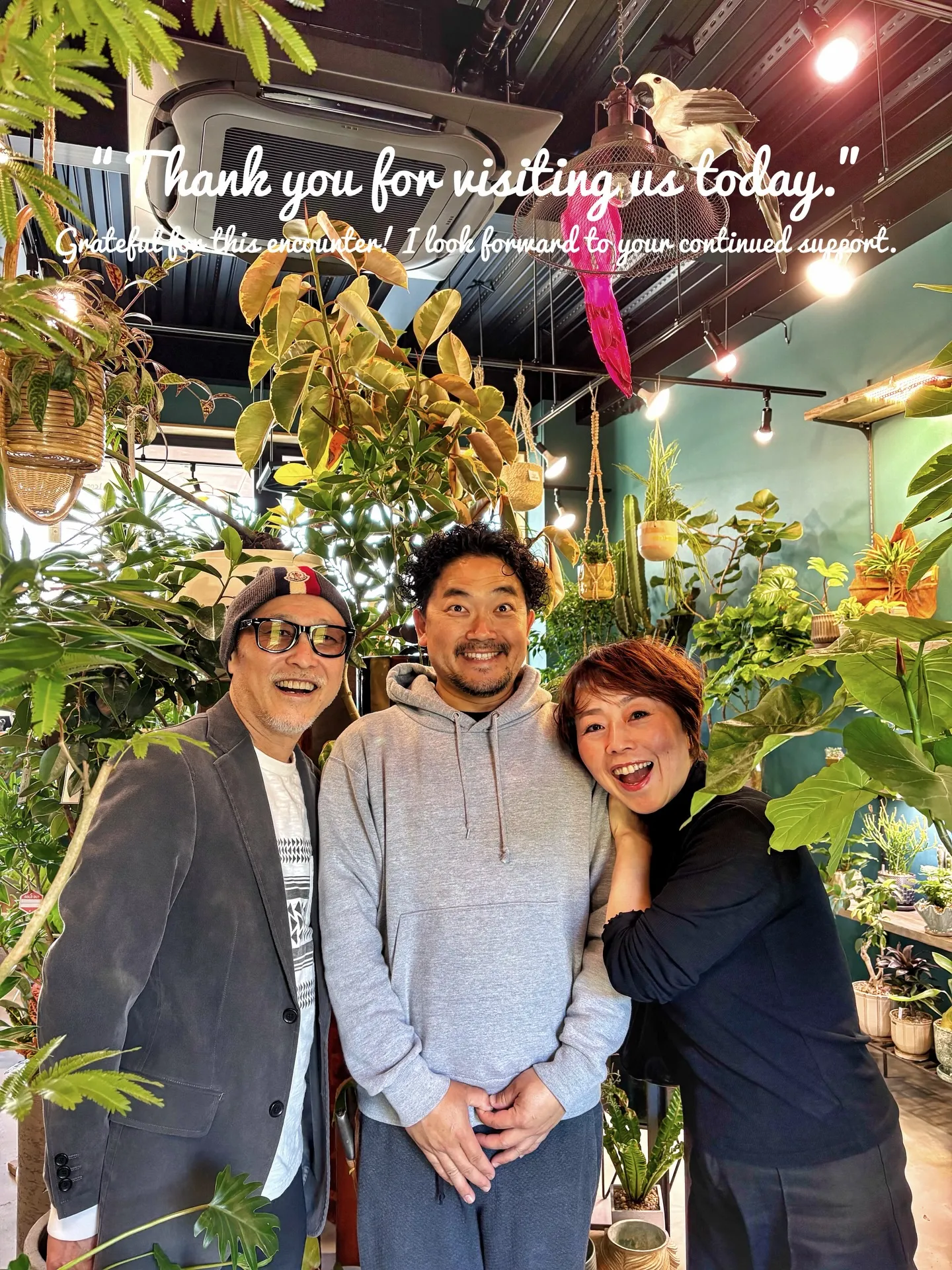 たくさんのご来店に心から感謝。