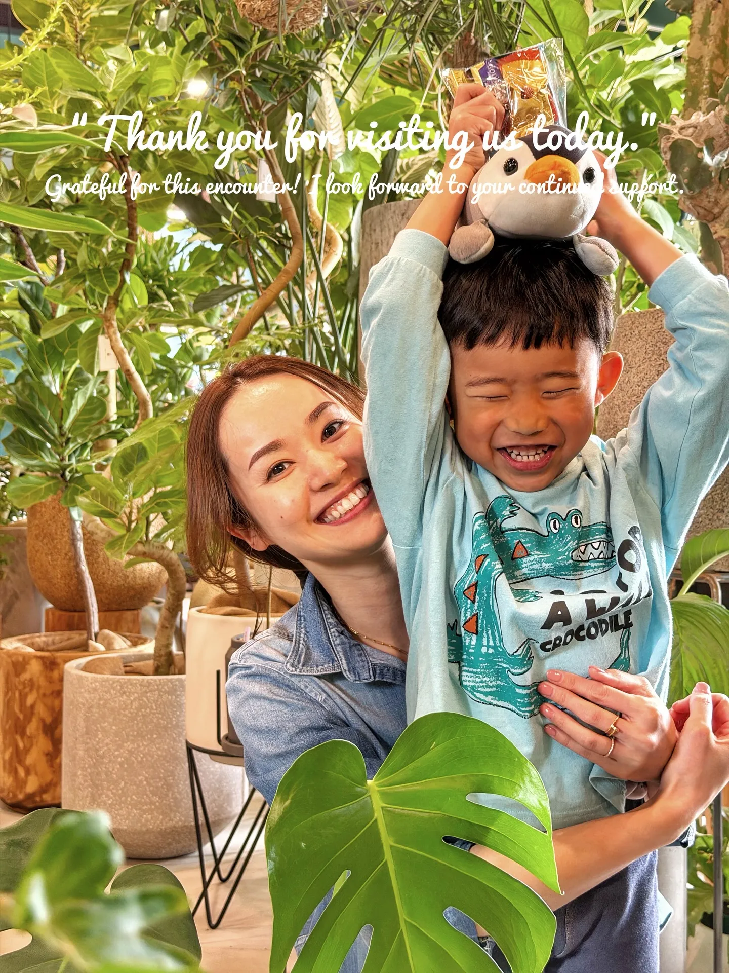 たくさんのご来店に心から感謝。