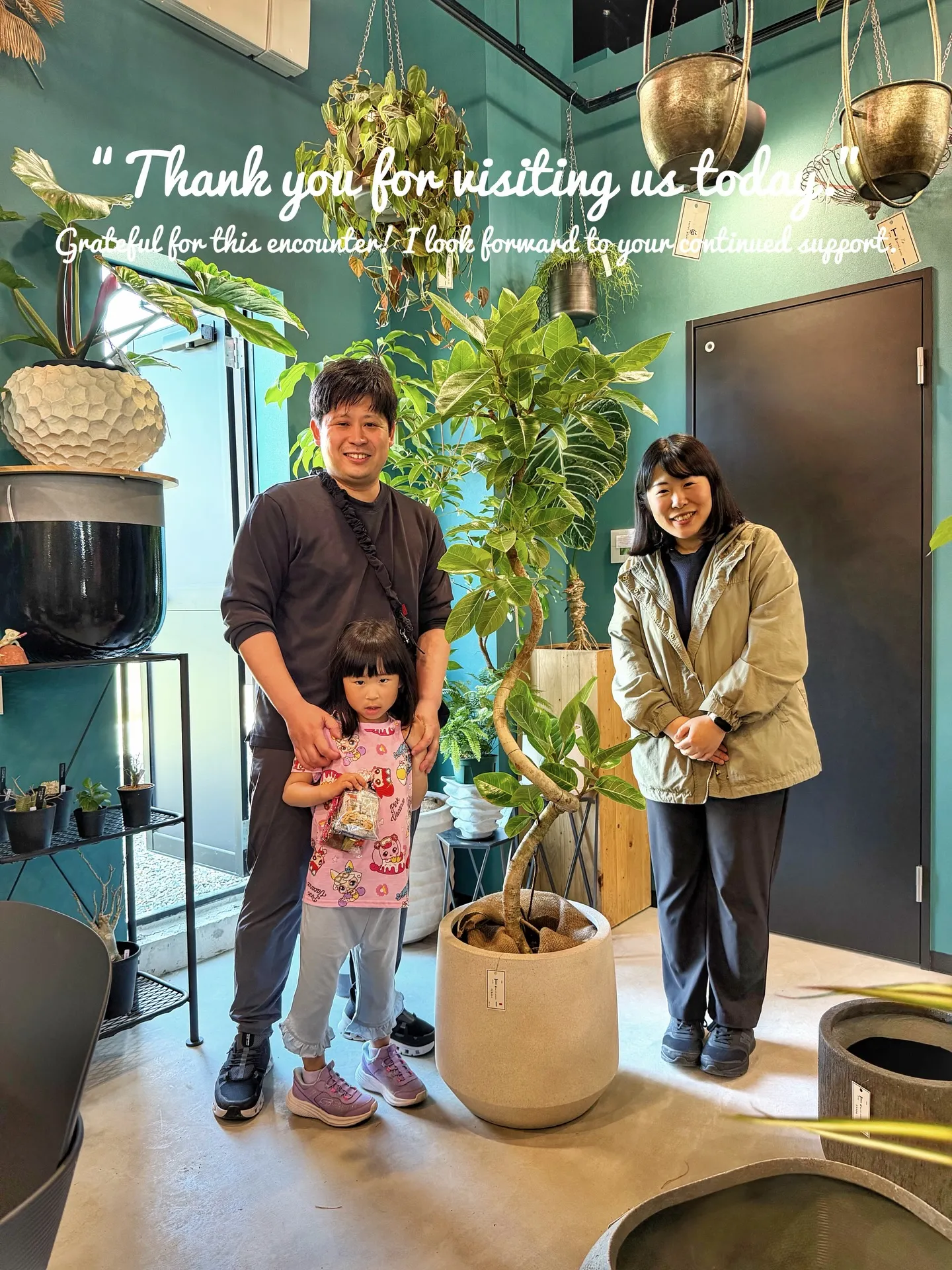 たくさんのご来店に心から感謝。