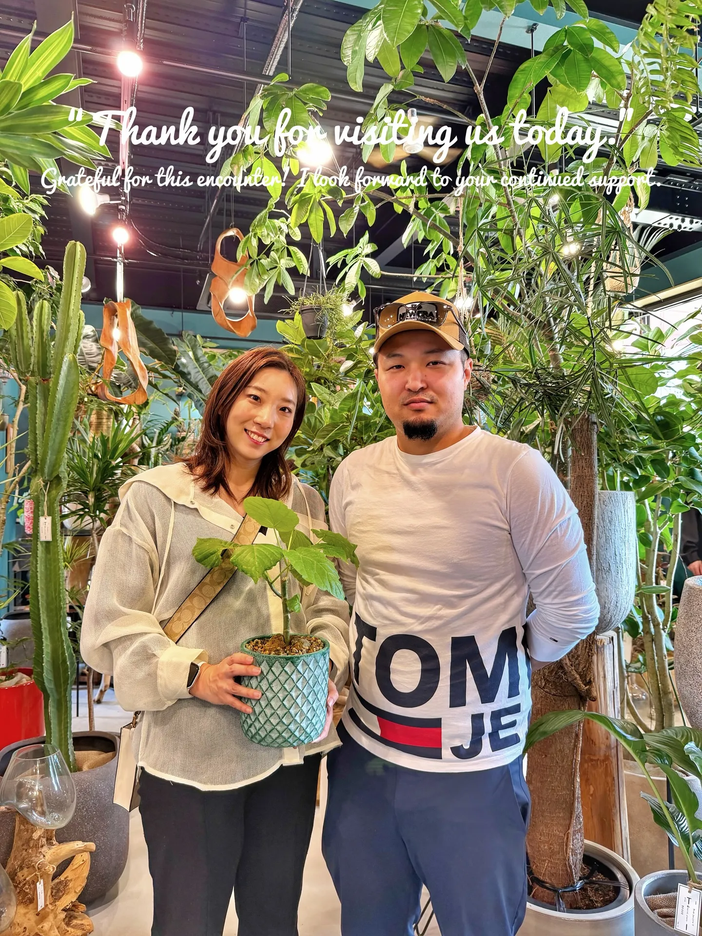 たくさんのご来店に心から感謝。