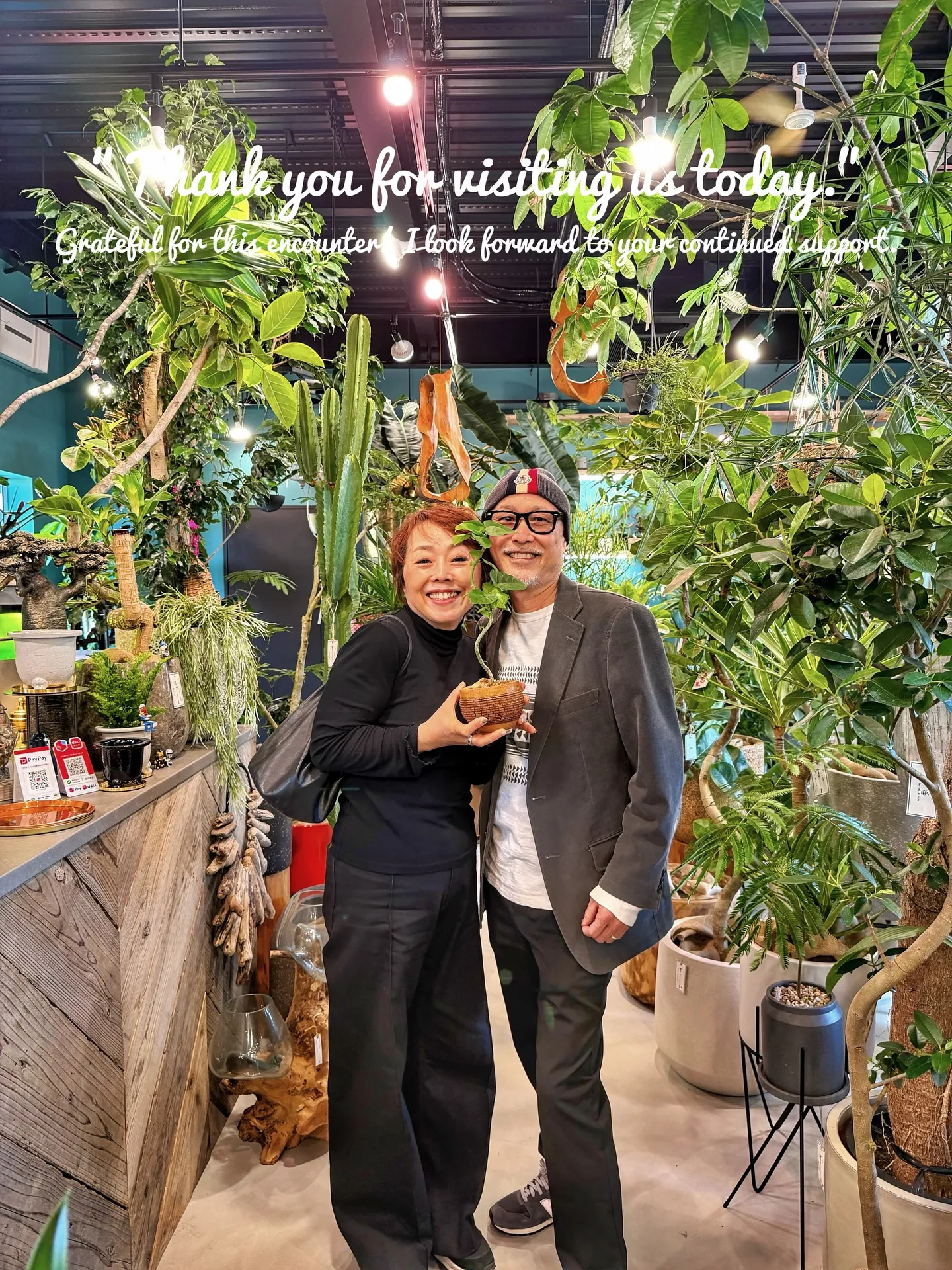 たくさんのご来店に心から感謝。