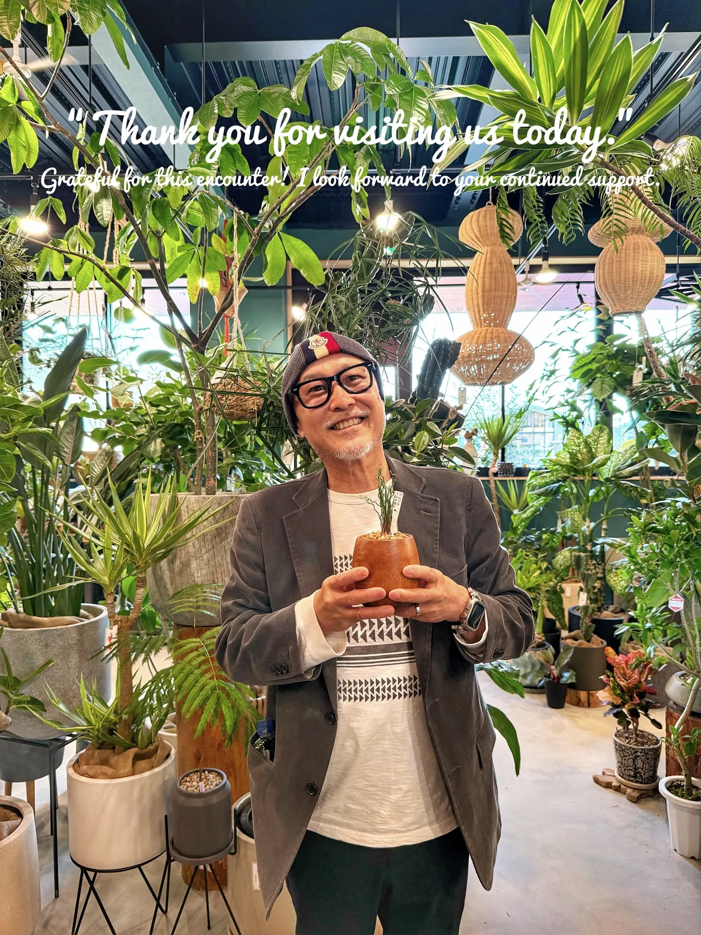 たくさんのご来店に心から感謝。