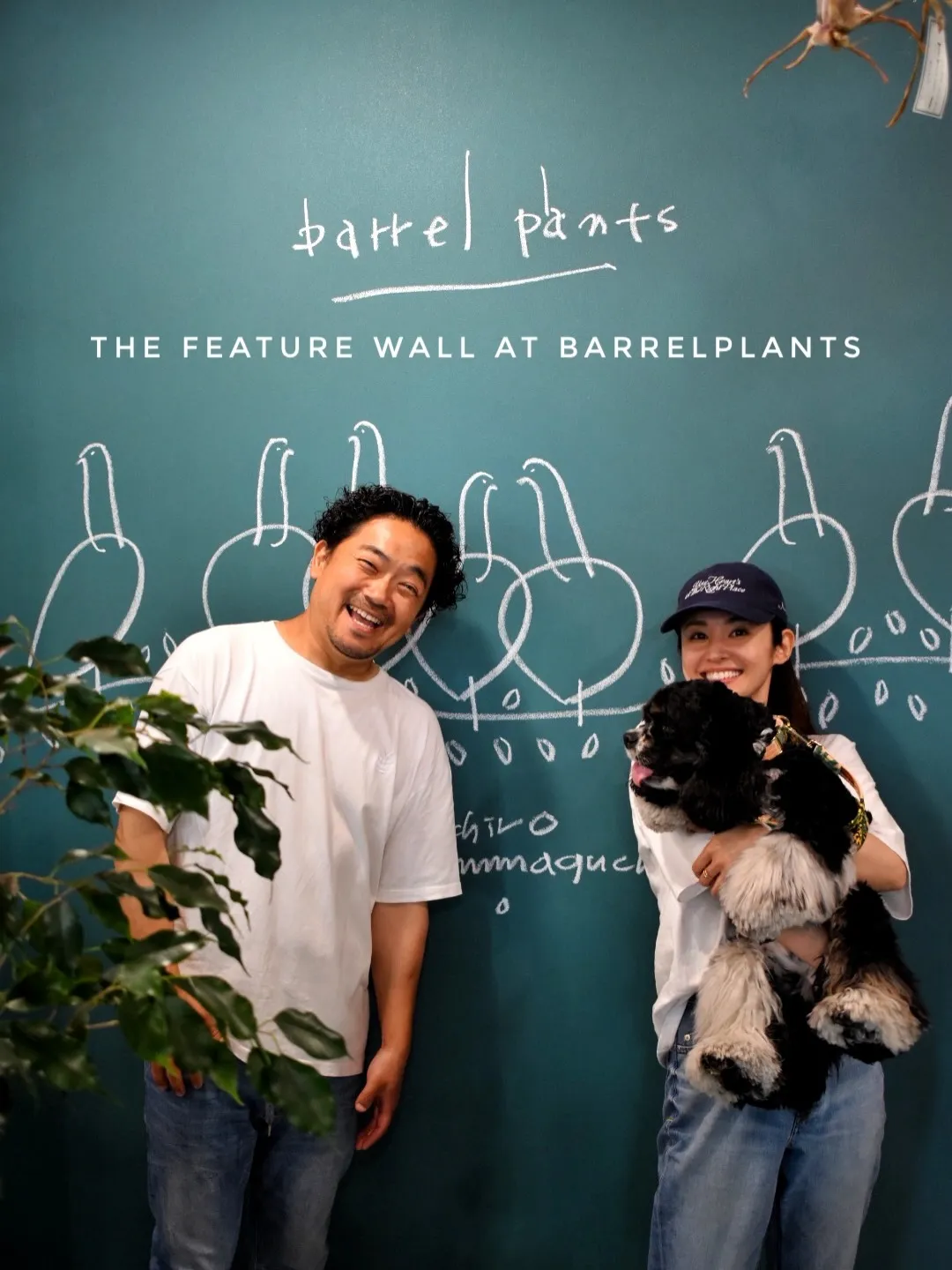 「山口一郎さんが描く、バーレルプランツの壁が絵画になった日」