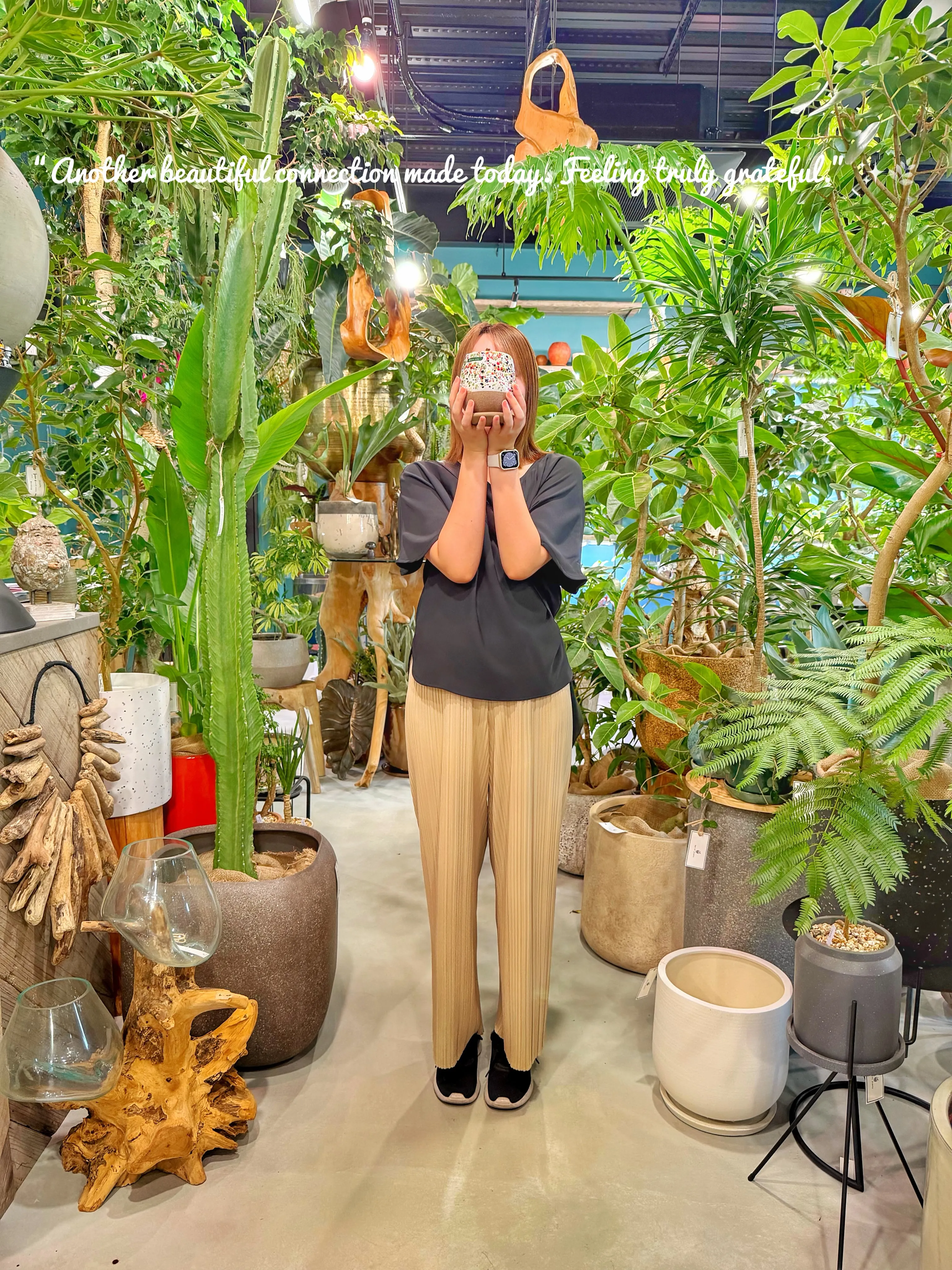 「植物を買う日じゃない。