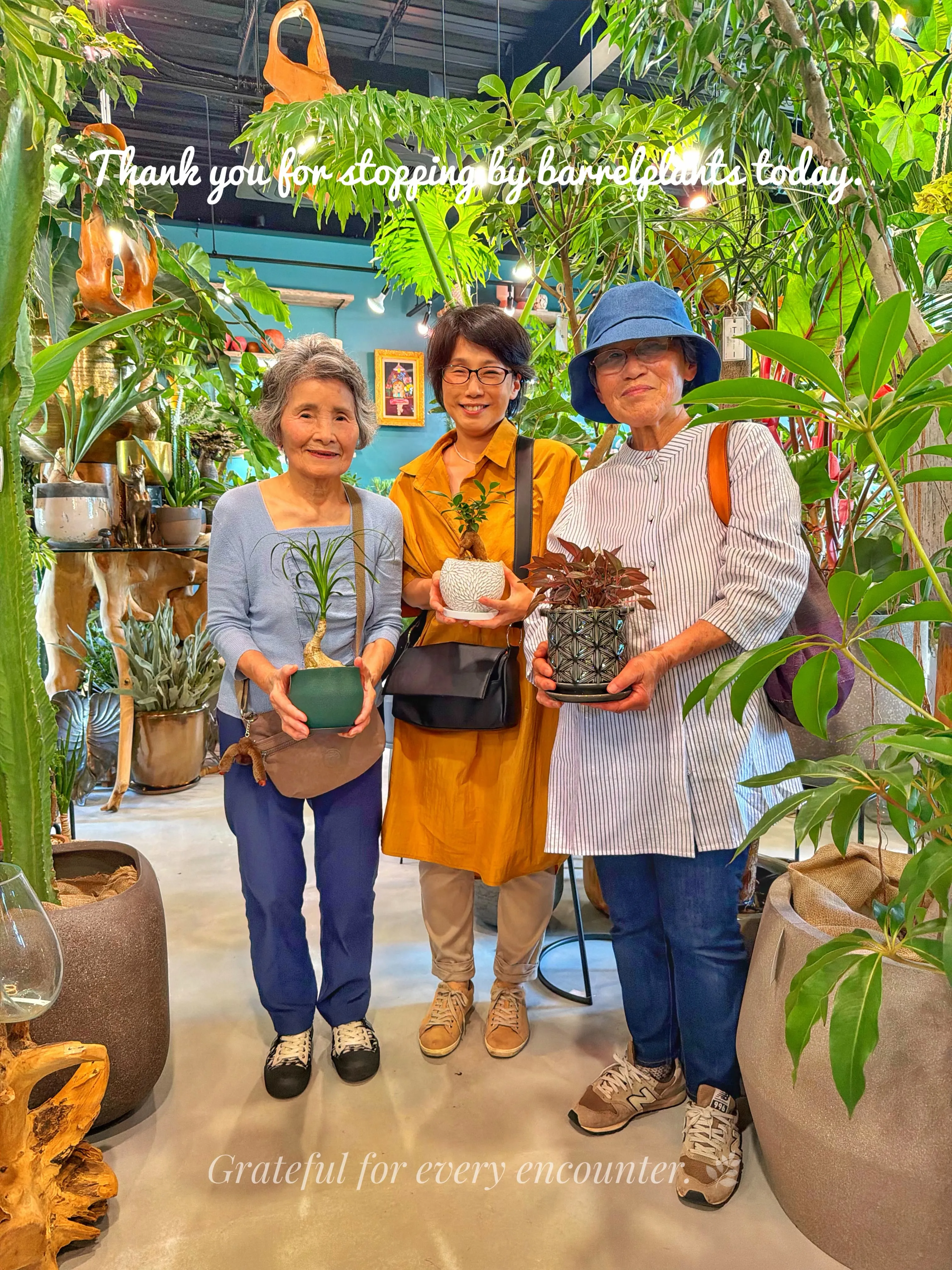 「植物がつなぐ、今日というご縁。