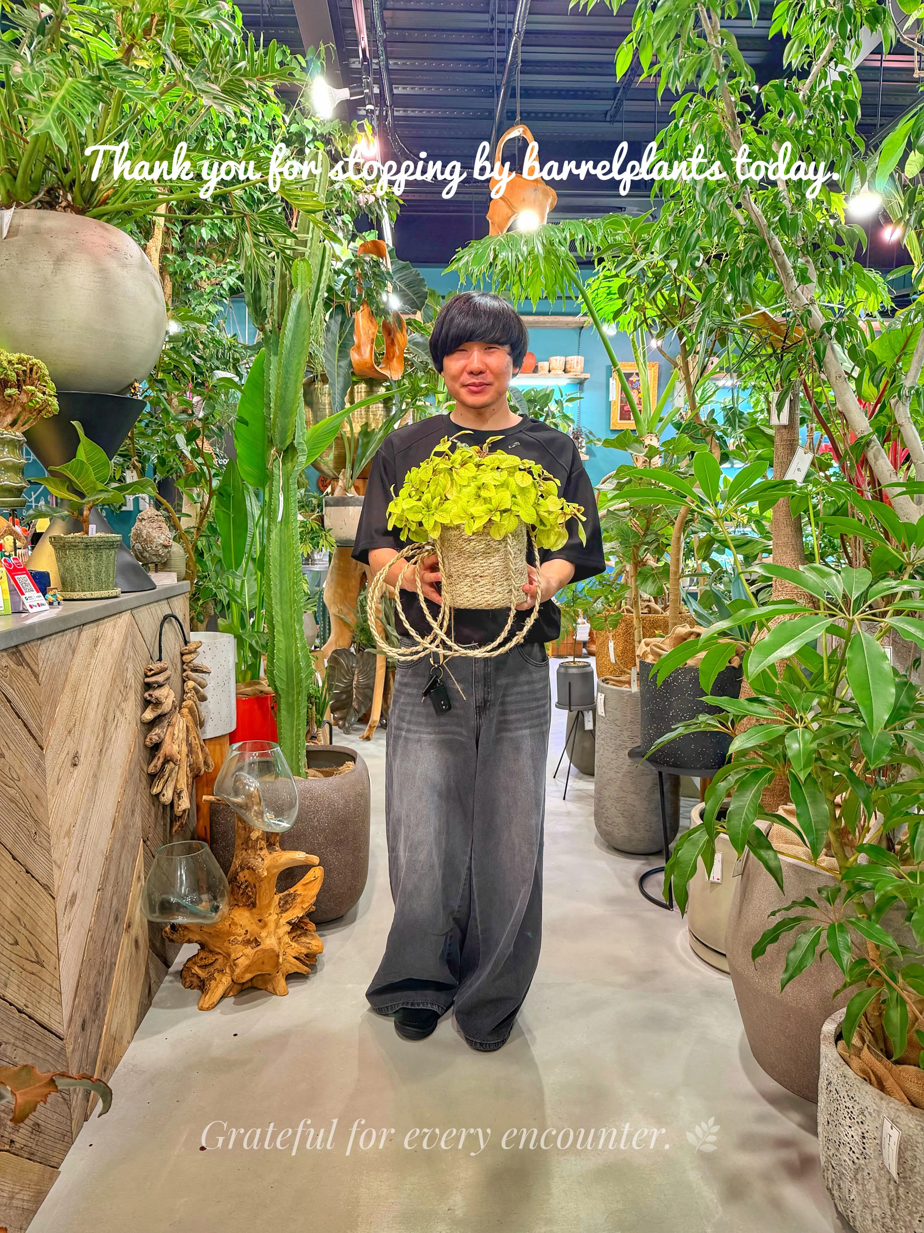 「植物がつなぐ、今日というご縁。