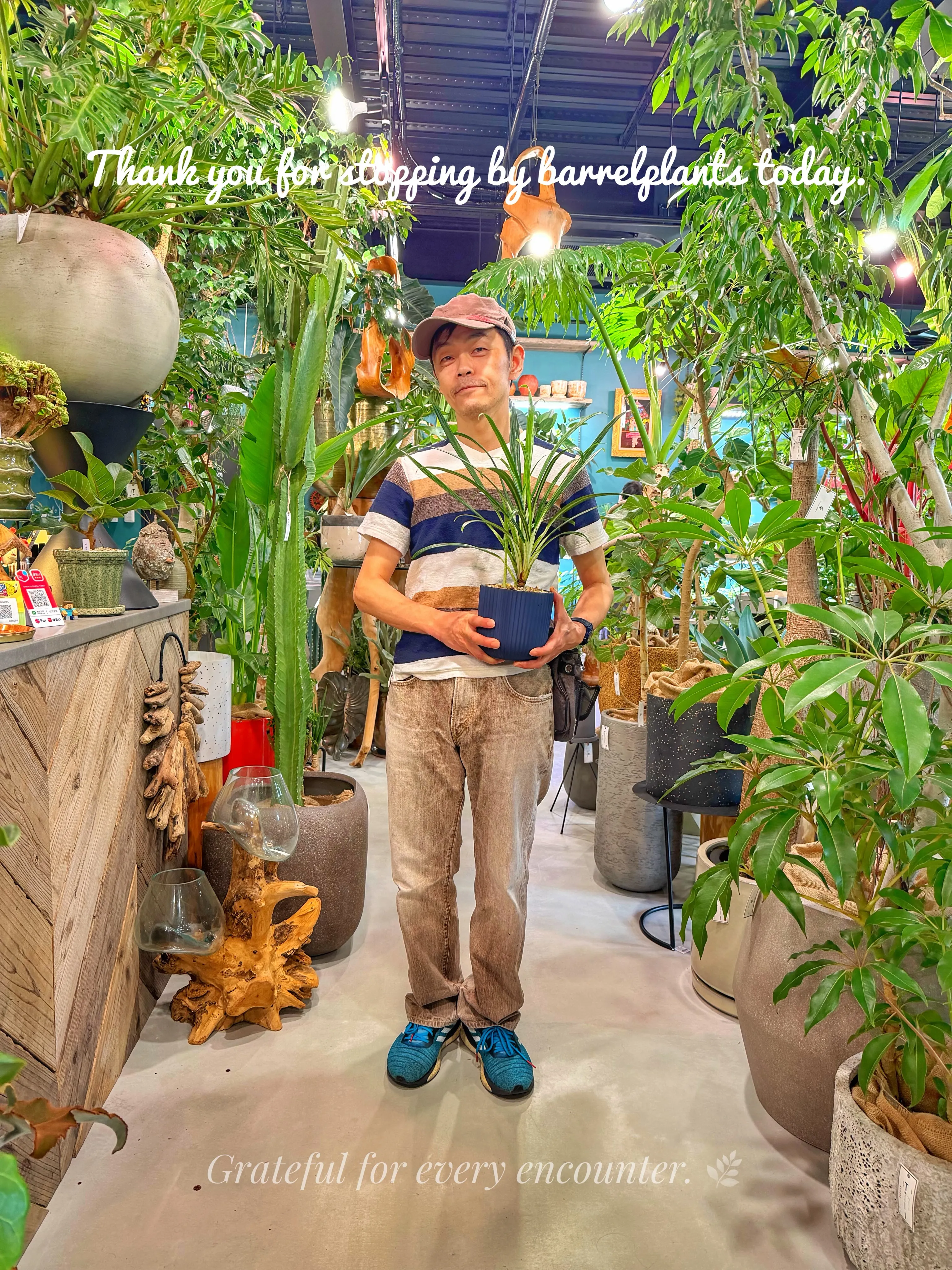 「植物がつなぐ、今日というご縁。