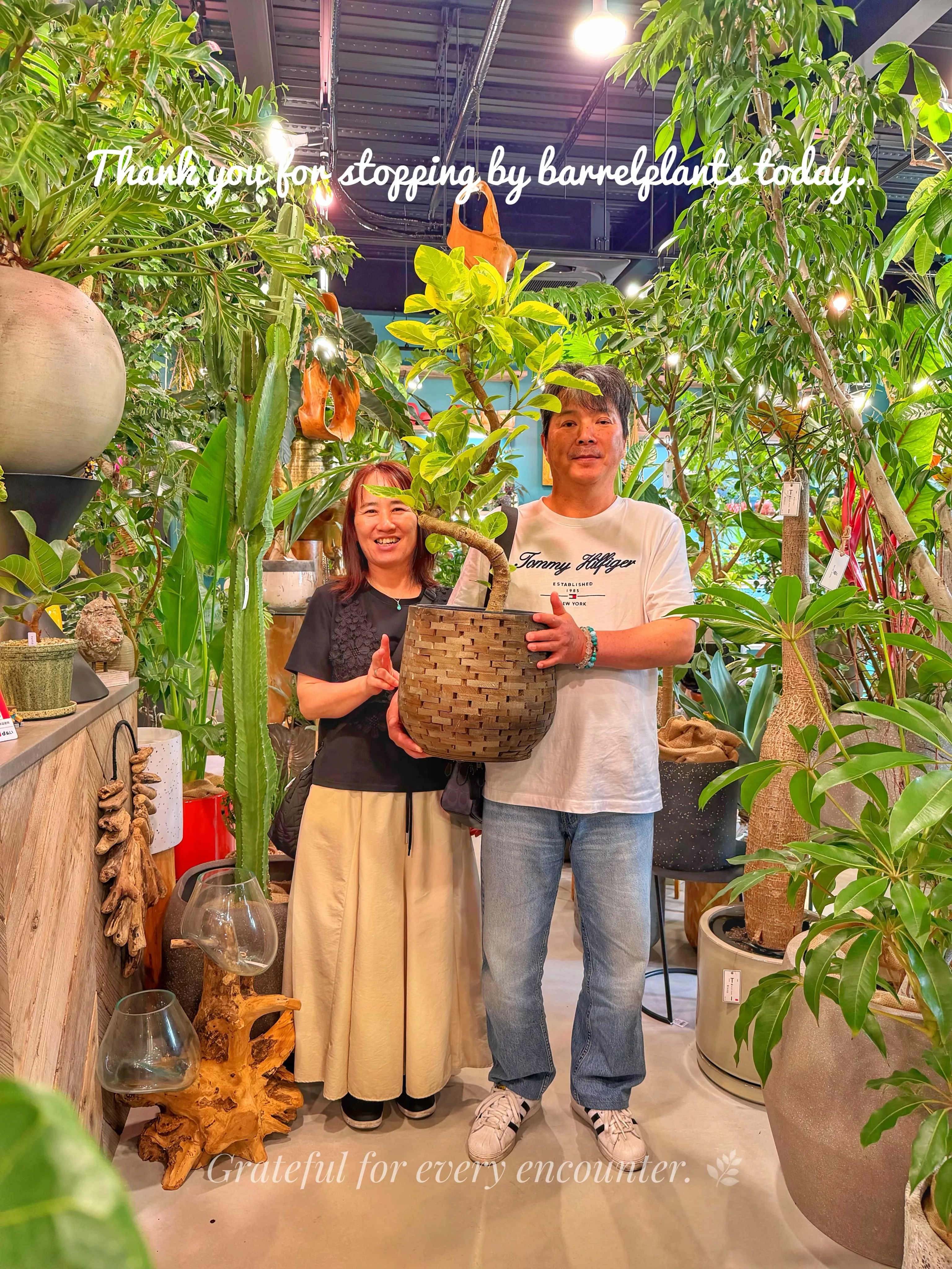 「植物がつなぐ、今日というご縁。